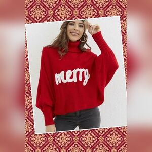 Merry Sweater- Red